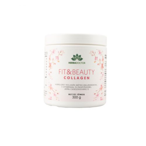 Fit & Beauty prémium hidrolizált kollagén mátrix japán cseresznye íz